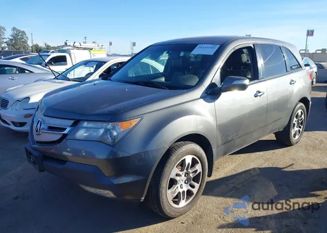 2008 Acura Mdx Technology z USA, uszkodzony, nr VIN 2HNYD28368H514809